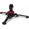 Manfrotto MVMXPROBASE Fluid-Stativfuß mit FLUIDTECH 3D-Bewegung für XPRO-Stative, Schwarz