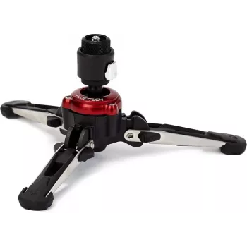 Manfrotto MVMXPROBASE Fluid-Stativfuß mit FLUIDTECH 3D-Bewegung für XPRO-Stative, Schwarz