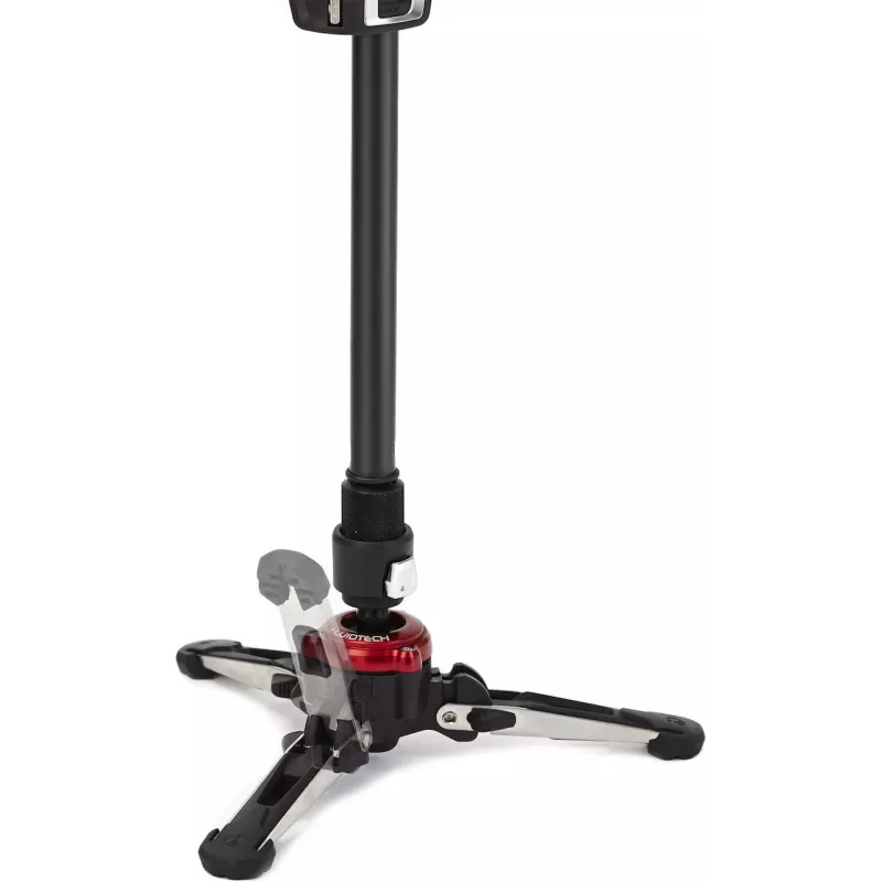 Manfrotto MVMXPROBASE Fluid-Stativfuß mit FLUIDTECH 3D-Bewegung für XPRO-Stative, Schwarz