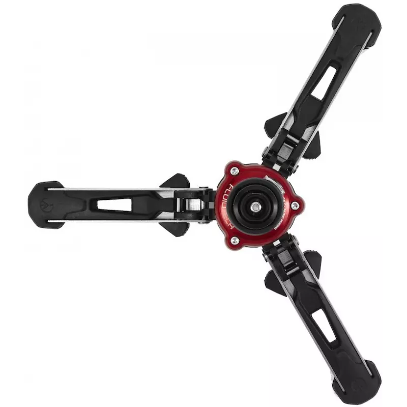 Manfrotto MVMXPROBASE Fluid-Stativfuß mit FLUIDTECH 3D-Bewegung für XPRO-Stative, Schwarz