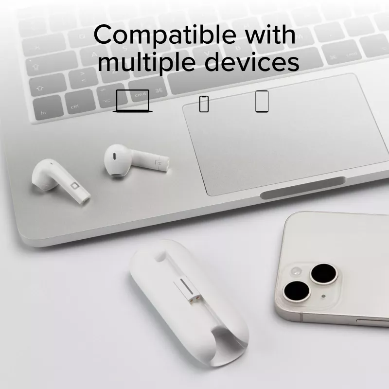 SBS Nu Blade True-Wireless-Ohrhörer (TWS), Weiß (TEEARTWSBLADEBTW)