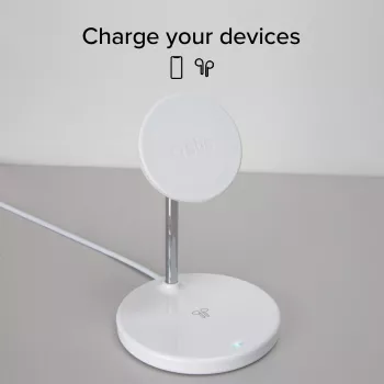 SBS Ladestation 2in1, Weiß (TEWIRMAG2IN1)