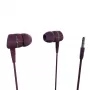 Vivanco VVEARSOLIDSOUNDR Kabelgebundene In-Ear-Kopfhörer mit 3,5-mm-Klinkenstecker, Rot