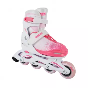 Roces Jokey X Girl Verstellbare Inline-Skates 34-37 Weiß Pink