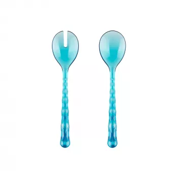 Guzzini Vanity Salatbesteck Meeresblau