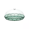 Guzzini Vanity Kuchenteller-Set mit Haube Matcha Green