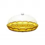 Guzzini Vanity Tortenständer mit Haube, Safrangelb