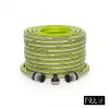 NO NAME Kiuma Lime 1/2 inch 20m Gartenschlauch - 5-lagig PVC, NTS Anti-Torsion, 20 bar Berstdruck, UV- und Algenbeständig, Phthalatfrei