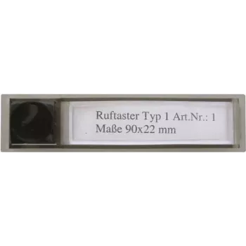 BTicino Terraneo 1 Rufknopf-Modul, 90x22 mm