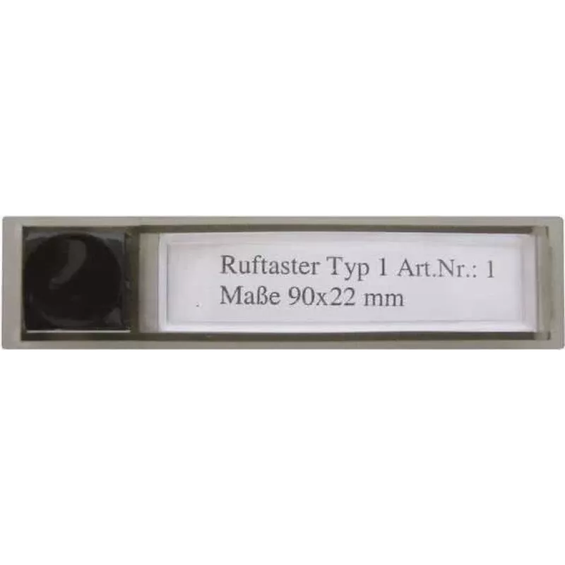 BTicino Terraneo 1 Rufknopf-Modul, 90x22 mm