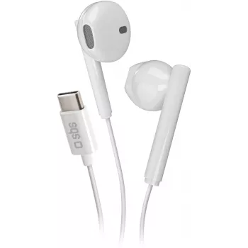 SBS Studio Mix 65c kabelgebundene USB-C-Kopfhörer, weiß (TEEARTYCAPW)