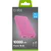 SBS TTBB10000FASTP 10000mAh Powerbank, Pink