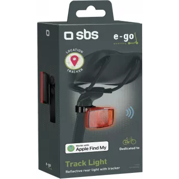 Fahrrad-Reflektor mit integriertem Tracker SBS Find My (TEFINDBIKE)