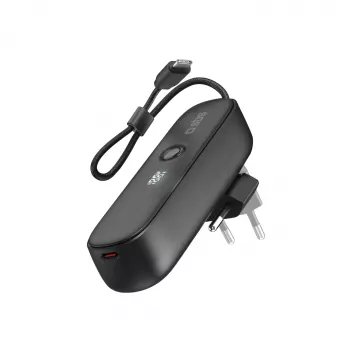 SBS TETRBB5000PD20 5000 mAh 20W Power Delivery Powerbank Schwarz
