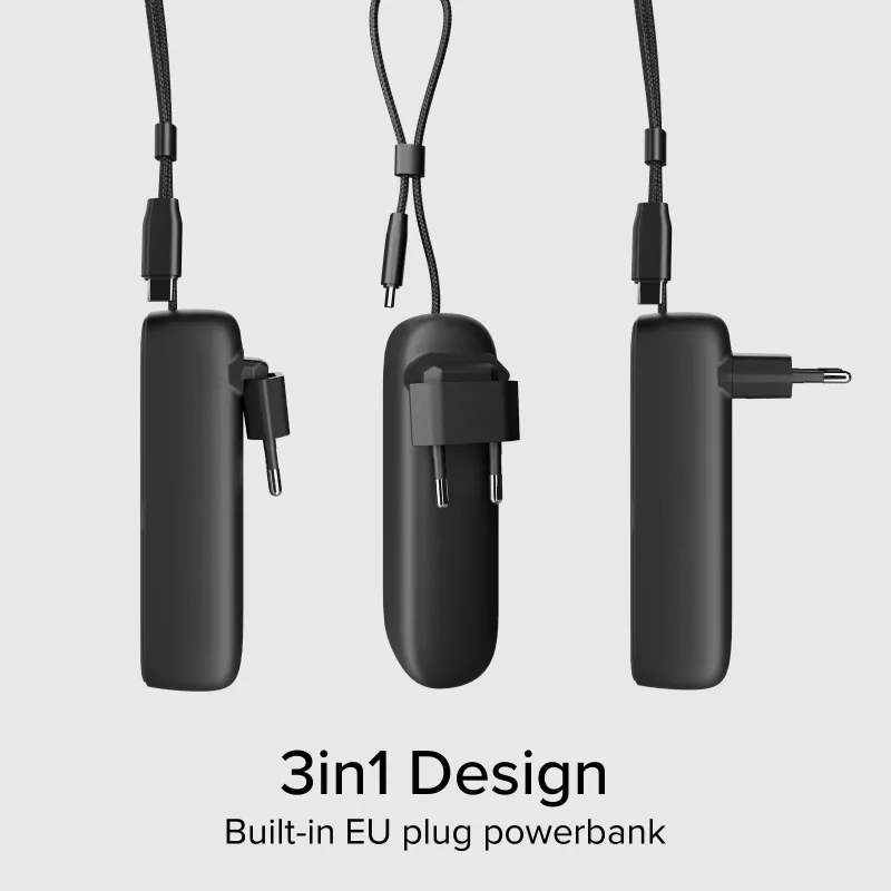 SBS TETRBB5000PD20 5000 mAh 20W Power Delivery Powerbank Schwarz