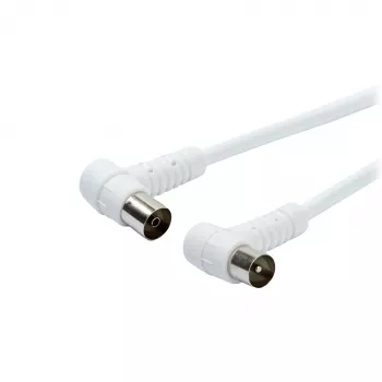 Vivanco Antennen-Anschlusskabel, SAT, 3 m, Weiß