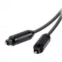 Vivanco VVATOSL30GK 3m TOSLINK Optisches Audiokabel - vergoldet, Schwarz