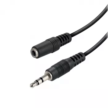 Vivanco VVAXJACK15MFK 3,5-mm-Audio-Verlängerungskabel 1,5 m Schwarz