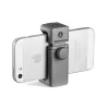 Manfrotto MTWISTGRIP Universelle Smartphone-Klemme mit Twist-Lock, Aluminium, Schwarz/Grau