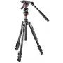 Manfrotto BEFREE Live Lever Carbon Fiber Video Stativ Kit mit Fluidkopf
