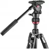 Manfrotto BEFREE Live Lever Carbon Fiber Video Stativ Kit mit Fluidkopf