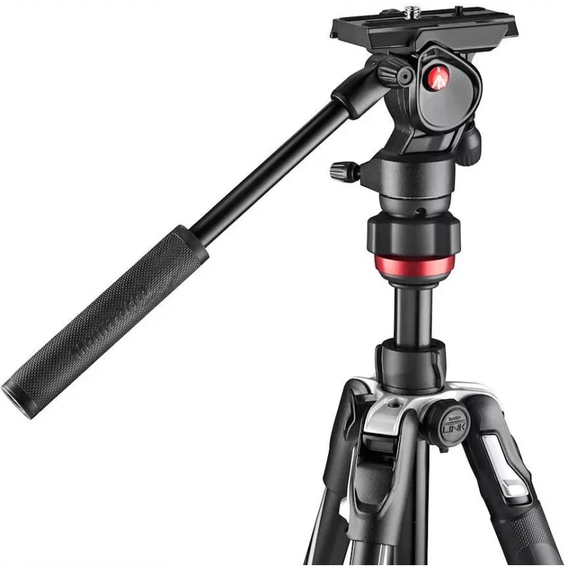 Manfrotto BEFREE Live Lever Carbon Fiber Video Stativ Kit mit Fluidkopf