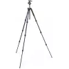 Manfrotto MKELMII4BL-BH Element MII 4-Section Aluminum Tripod with Ball Head, Blue