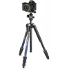 Manfrotto MKELMII4BL-BH Element MII 4-Section Aluminum Tripod with Ball Head, Blue