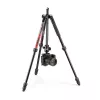 Manfrotto MKELMII4RD-BH Element MII 4-Section Aluminum Tripod with Ball Head, Red