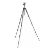 Manfrotto MKELMII4RD-BH Element MII 4-Section Aluminum Tripod with Ball Head, Red