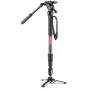 Manfrotto Element MII Video-Einbeinstativ mit 400 Series Fluidkopf, Aluminium (MVMELMIIA4LIVE)