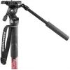 Manfrotto Element MII Video-Einbeinstativ mit 400 Series Fluidkopf, Aluminium (MVMELMIIA4LIVE)