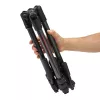 Manfrotto MKBFRTC4GTFB-3W Befree GT Carbon Fiber Reise-Stativ mit 3-Wege-Fluidkopf, Twist-Locks, 10kg Tragkraft, 164cm max. Höhe, Schwarz