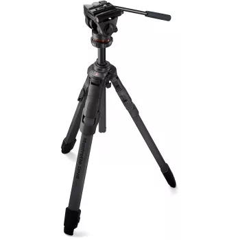 Manfrotto ONE Carbon Fibre Stativ-Set mit 500X Fluidkopf (MKONEC-500X)