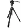 Manfrotto ONE Carbon Fibre Stativ-Set mit 500X Fluidkopf (MKONEC-500X)