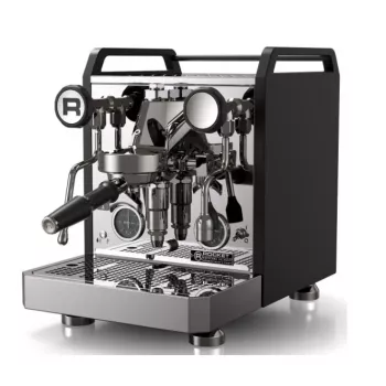 Rocket Mozzafiato V Fast Black Halbautomatische Espressomaschine mit PID und E61-Gruppe