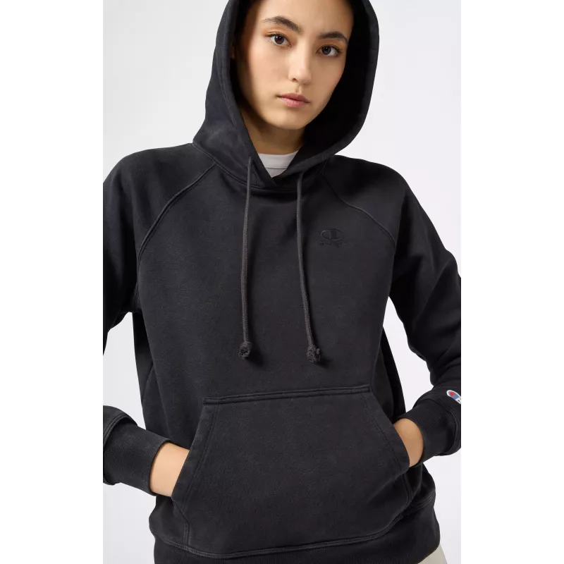 Champion Damen Kapuzenpullover Schwarz 118160 KK001 Größe L