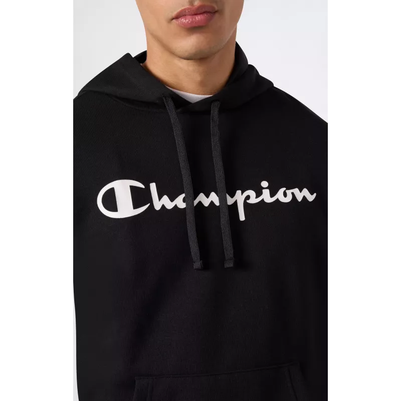 Champion Herren Kapuzenpullover, Schwarz 221917 KK001, Größe M
