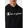 Champion Herren Kapuzenpullover Schwarz 221917 KK001 Größe S
