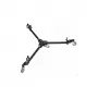 Manfrotto 181B Faltbarer Auto-Dolly mit Bremsen, 25kg Belastung, Aluminium
