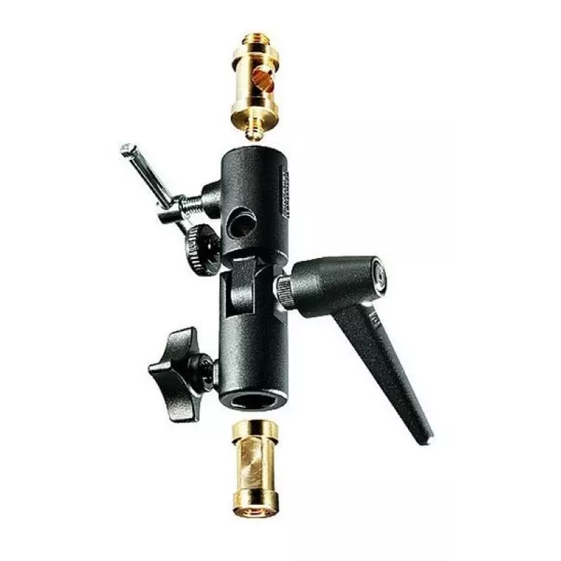 Manfrotto DIY03KIT Kamera-Zubehör-Montageset mit Super Clamp, Reibungsarm und Blitzschuh-Adapter