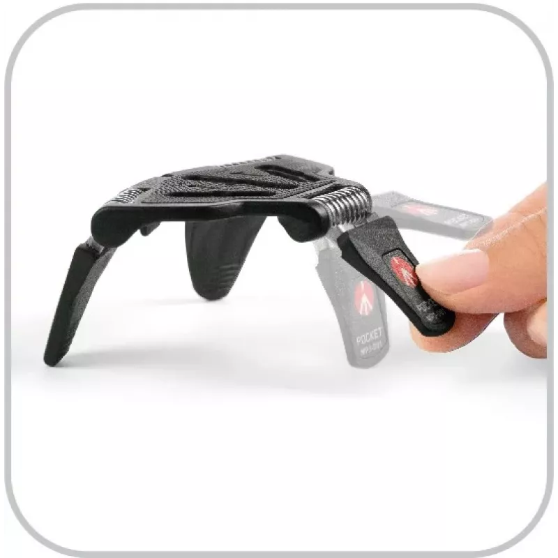 Manfrotto MP3-BK Tischstativ mit integriertem Kugelkopf, Schwarz