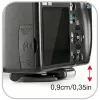 Manfrotto MP3-BK Tischstativ mit integriertem Kugelkopf, Schwarz