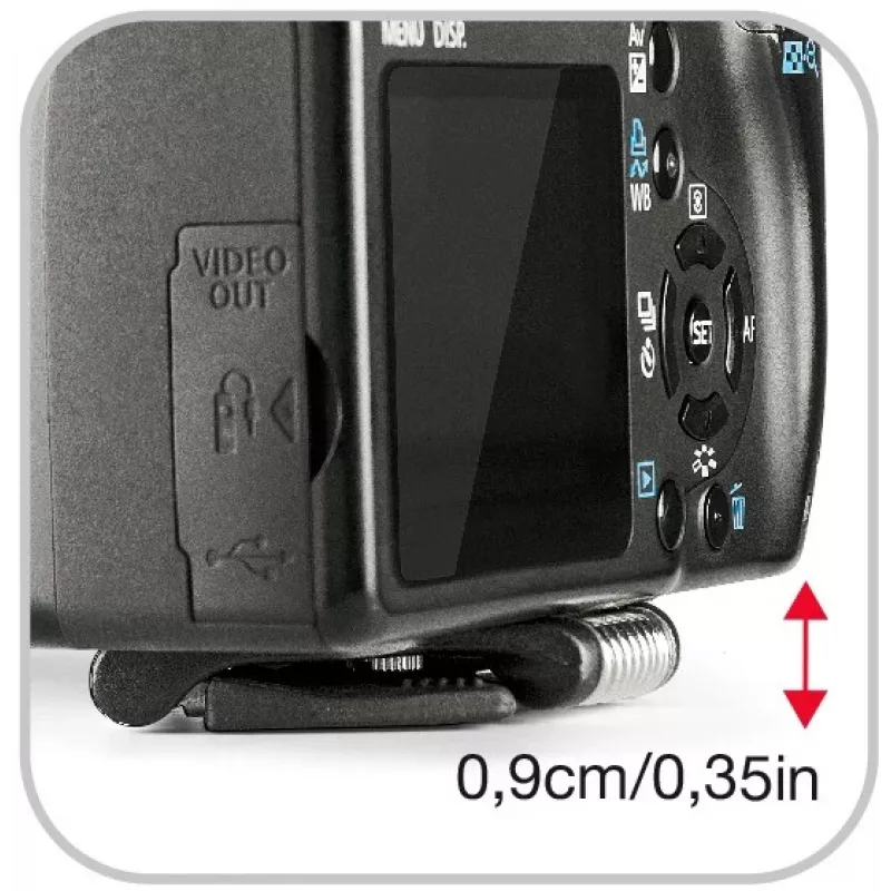 Manfrotto MP3-BK Tischstativ mit integriertem Kugelkopf, Schwarz