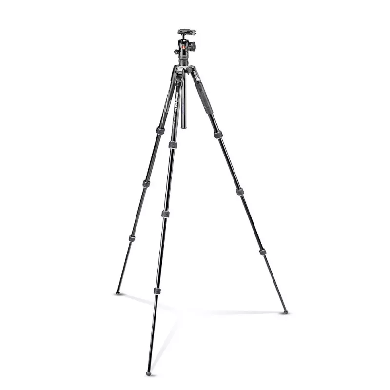 Manfrotto MKBFRTA4BK-BH Befree Advanced Reise-Stativ mit Kugelkopf, Schwarz