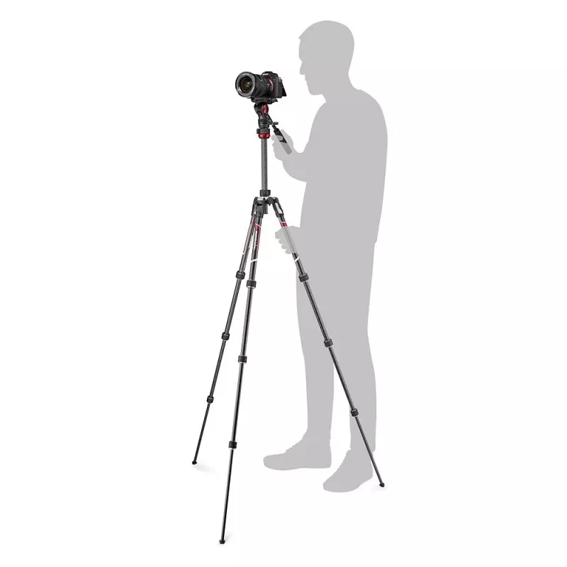 Manfrotto MVKBFRTC-LIVE Carbon Fibre Video-Stativ-Set mit Befree Live Fluidkopf