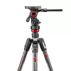 Manfrotto MVKBFRTC-LIVE Carbon Fibre Video-Stativ-Set mit Befree Live Fluidkopf