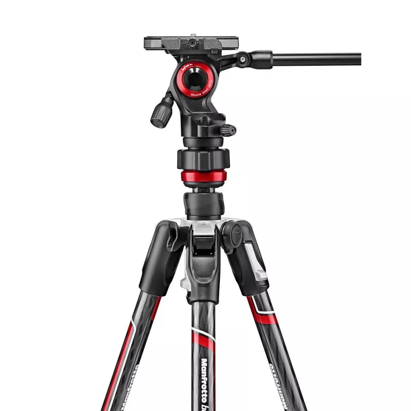 Manfrotto MVKBFRTC-LIVE Carbon Fibre Video-Stativ-Set mit Befree Live Fluidkopf