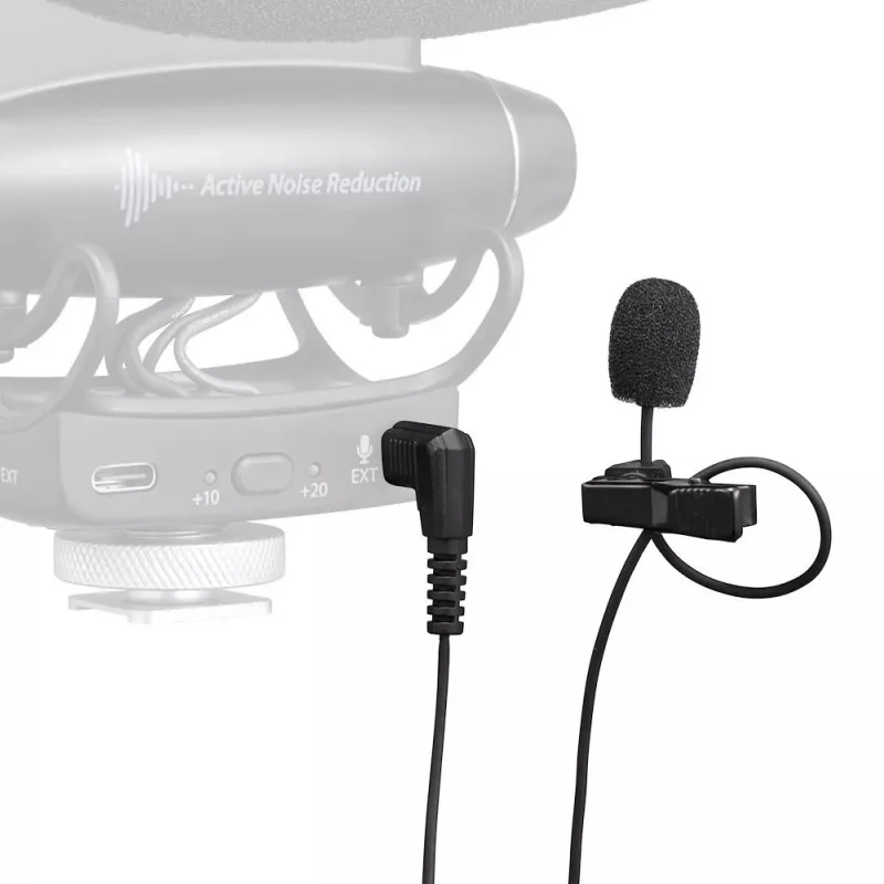 JOBY Wavo Lav PRO Lavalier-Mikrofon, Schwarz (JB01718-BWW)