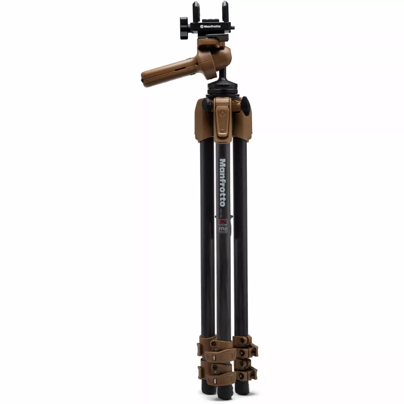 Manfrotto ALPHA S.H.O.T. Grip PRO Kit Carbon, Stativ mit Griffkopf, 8 kg (MK-R05-SD)